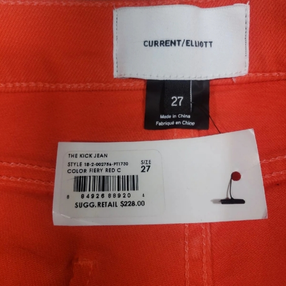 Current/Elliott cropped fire Jeans - Picture 6 of 9